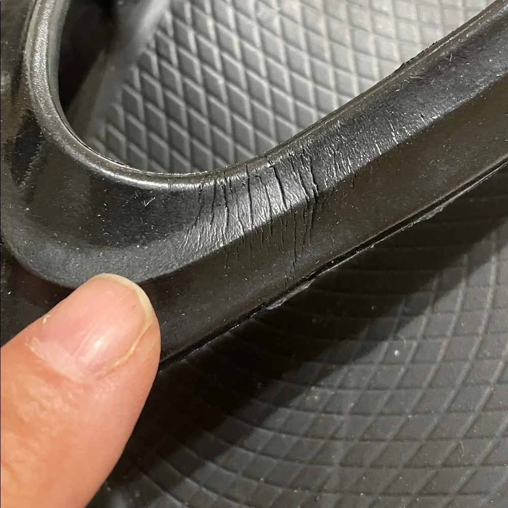 Women’s OOFOS Black Flip Flops EU 41/ US 10 See pictures - Picture 8 of 13